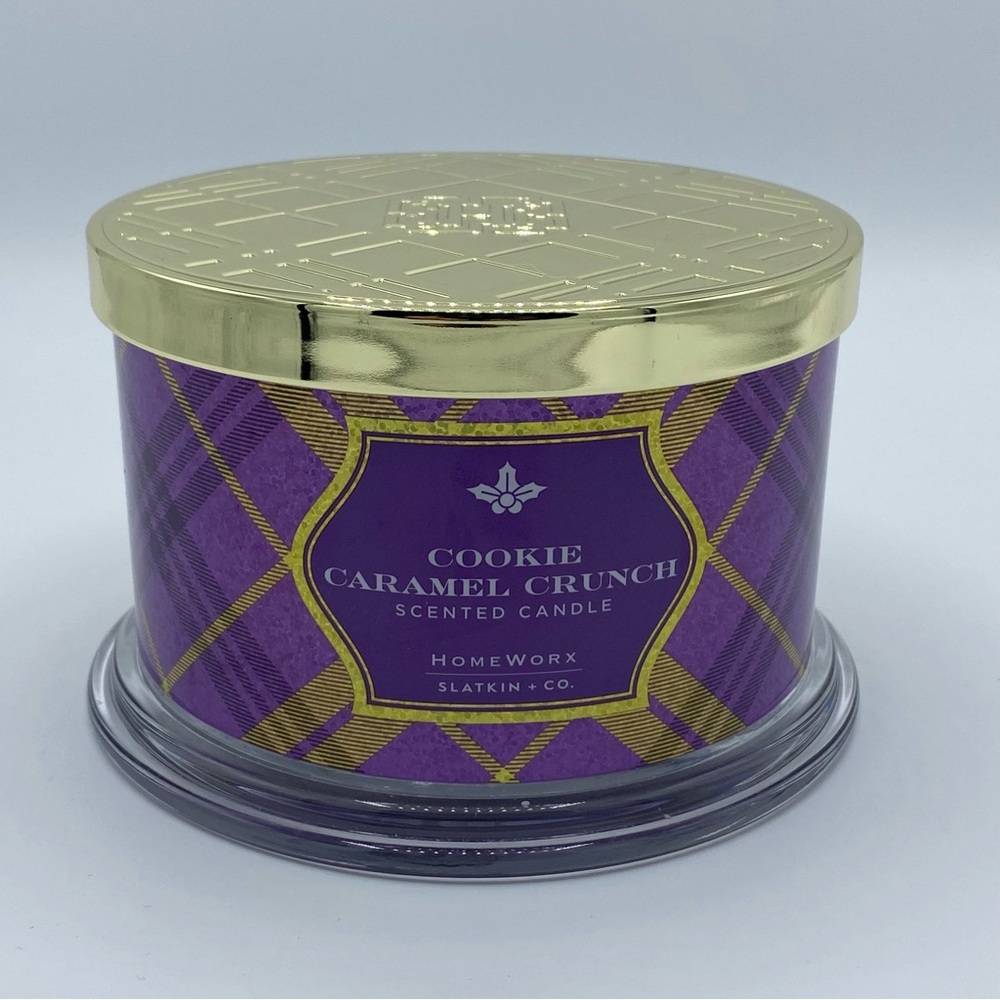 HomeWorx By Slatkin & Co. Cookie Carmel Crunch 4-Wick Candle 18-oz.